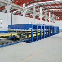 HOT PRESS MACHINE FOR SANDWICH PANEL OF CAR